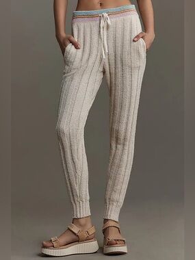 l*space Ivy Ribbed Pants in Tapioca Cream Size S